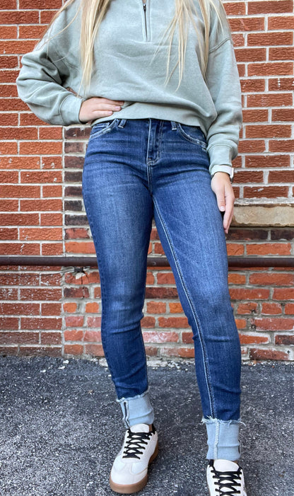 The Reflex Mid Rise Dark Skinny’s