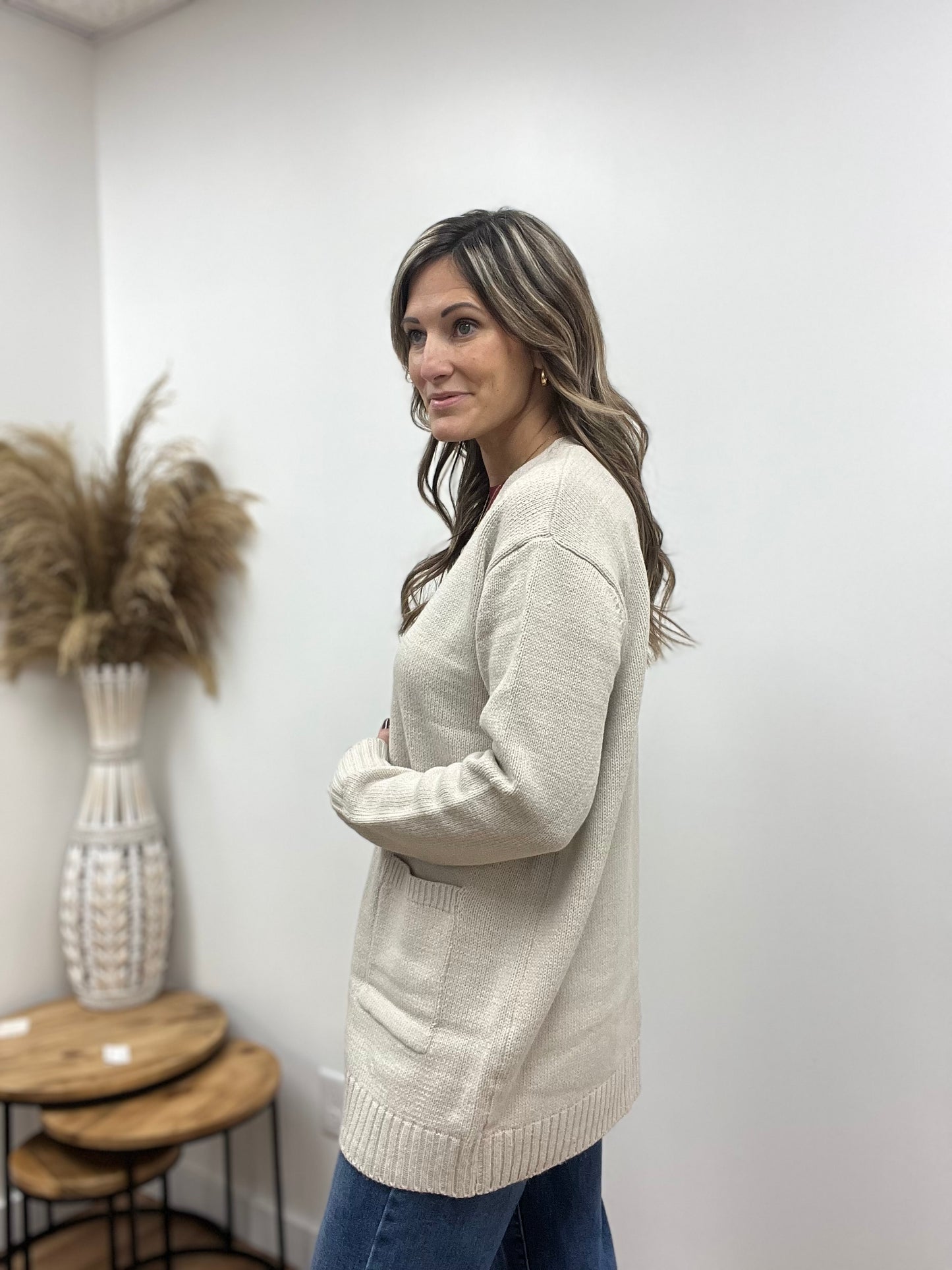 The Ailani Open Front Cardigan