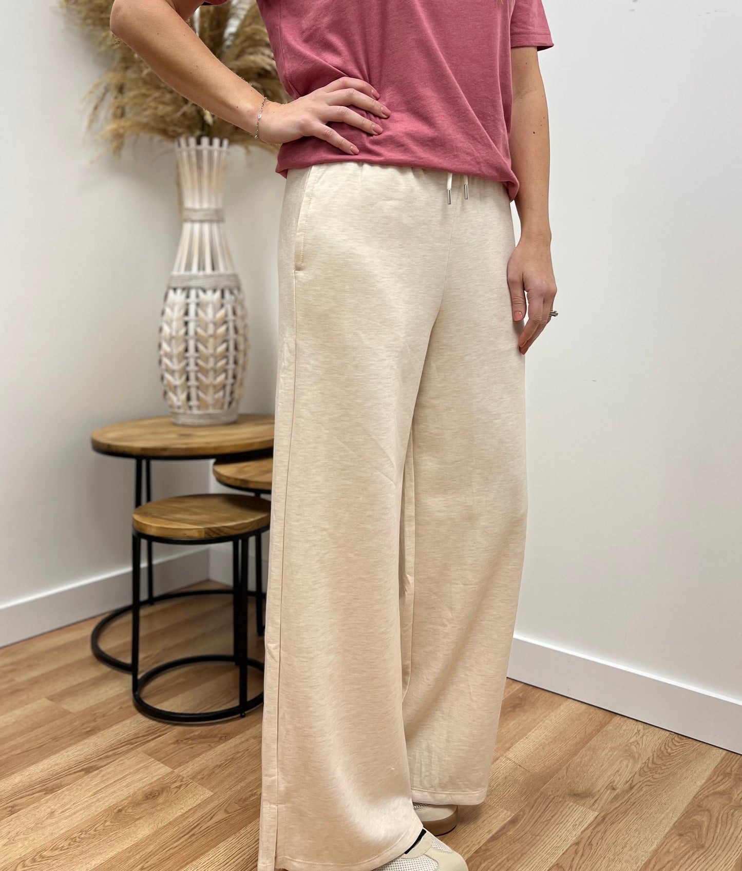 The Lena Wide Leg Sweatpants