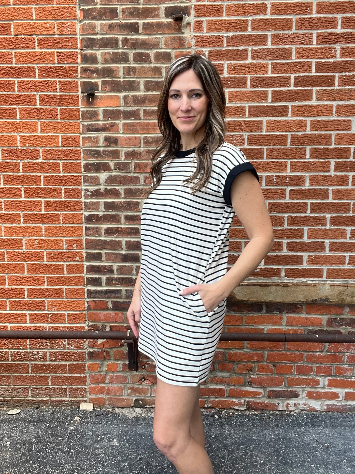 The Payleigh Striped To Go Dress