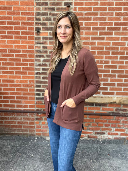 The Waken Chocolate Cardigan