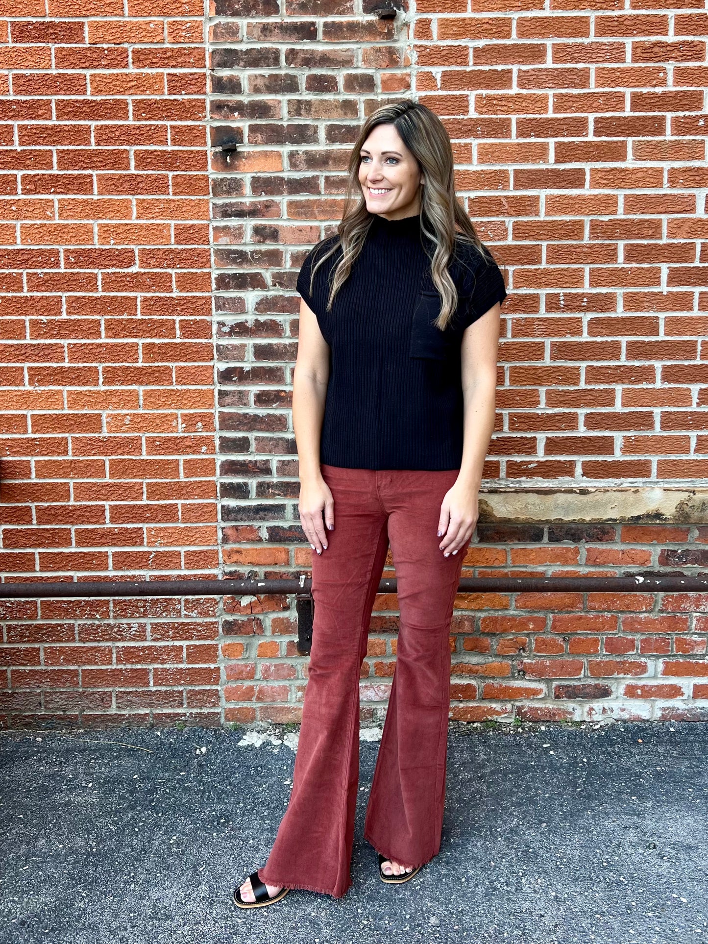 The Clover Corduroy Flare Pants