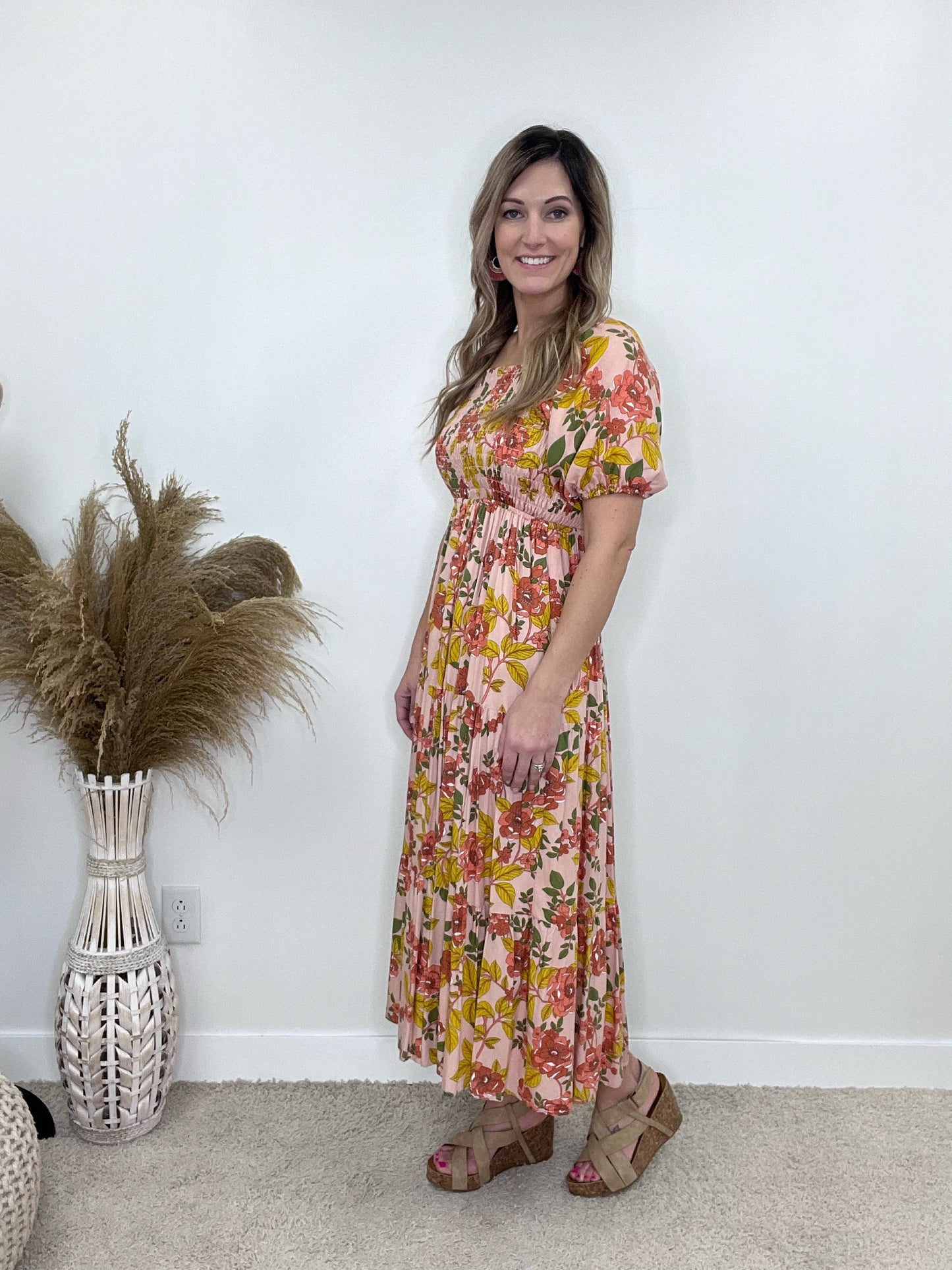 The Indy Retro Floral Dress