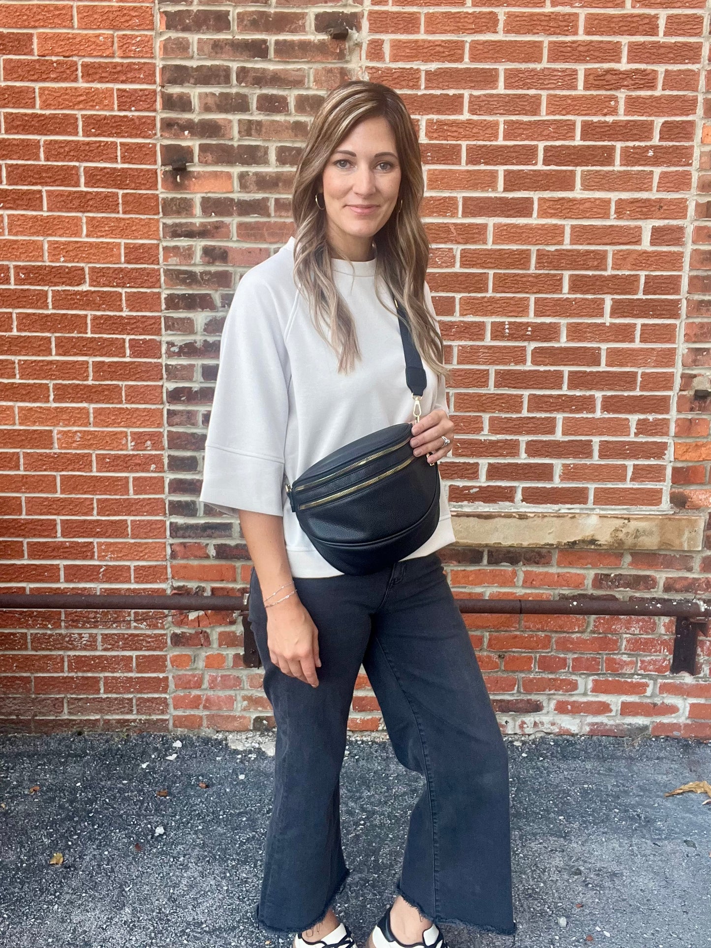 The Sandars 3/4 Sleeve Boxy Top