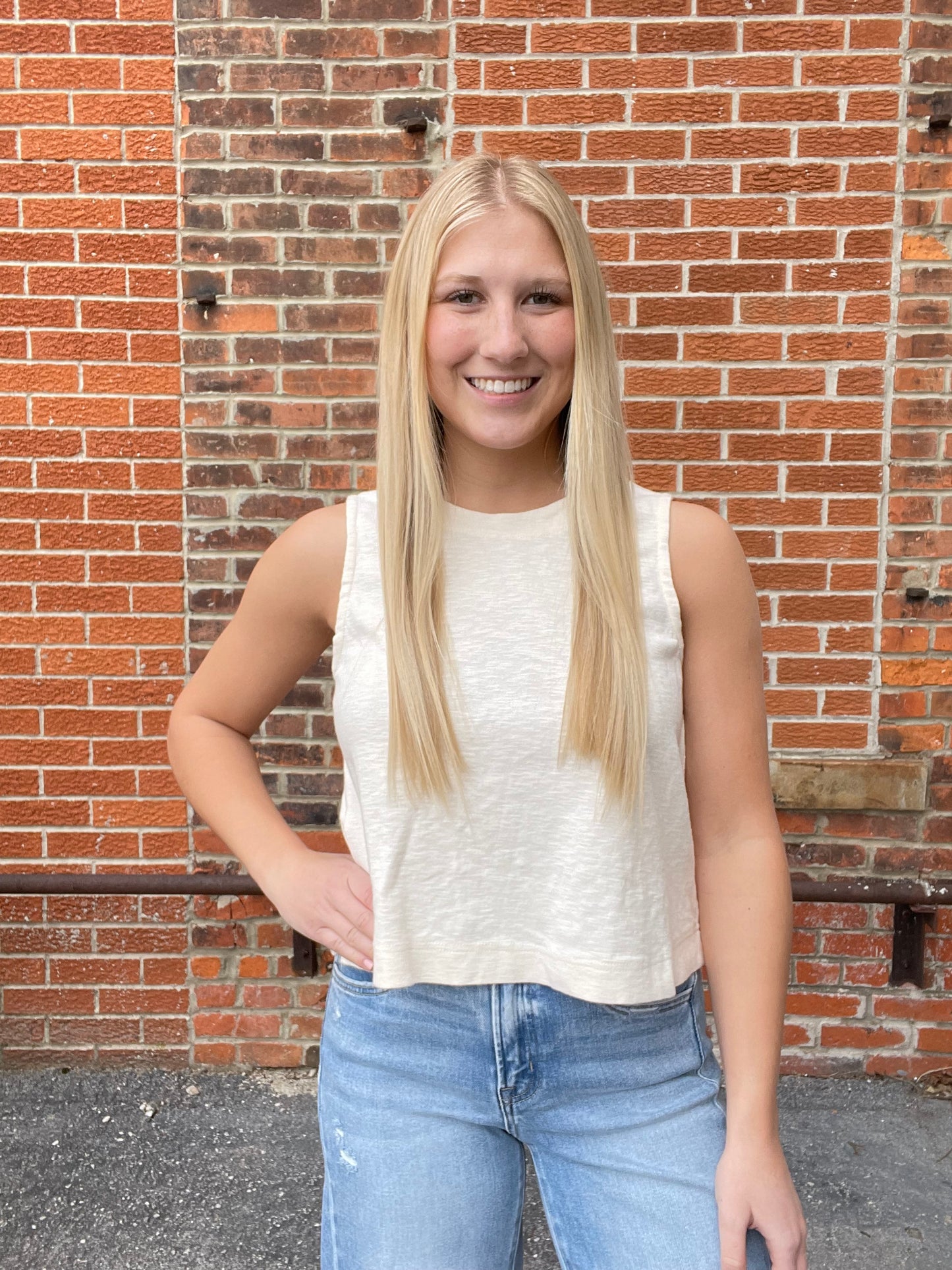 The Trubee Relaxed Fit Knit Tank