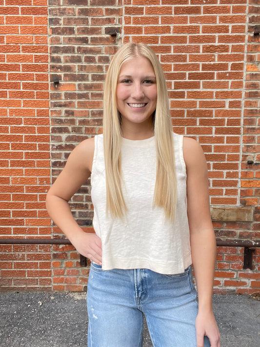 The Trubee Relaxed Fit Knit Tank