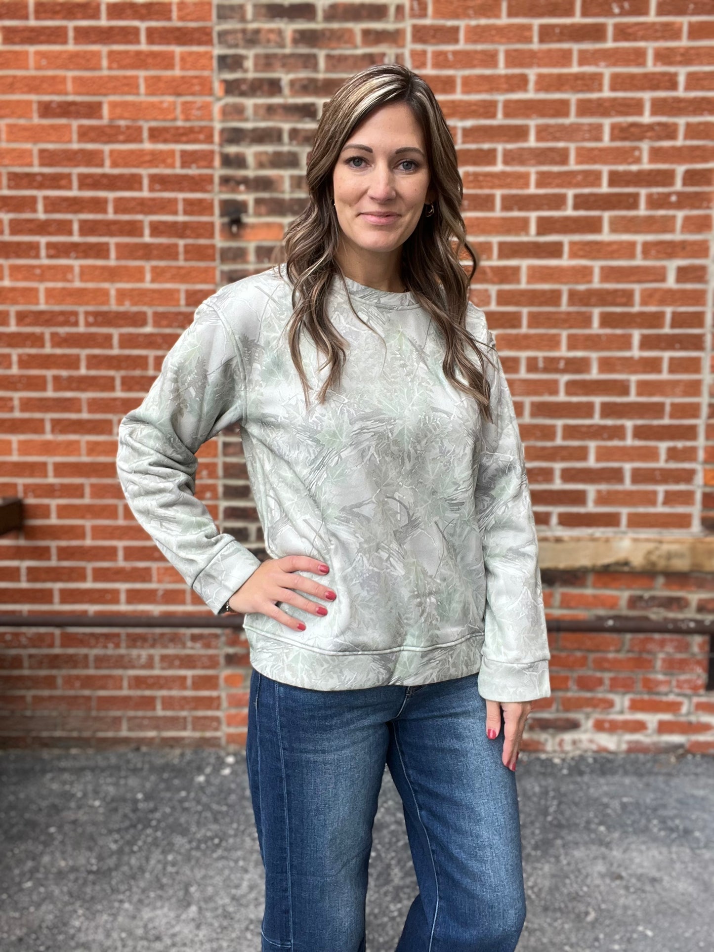 The Mill Camo Pullover Sweatshirt