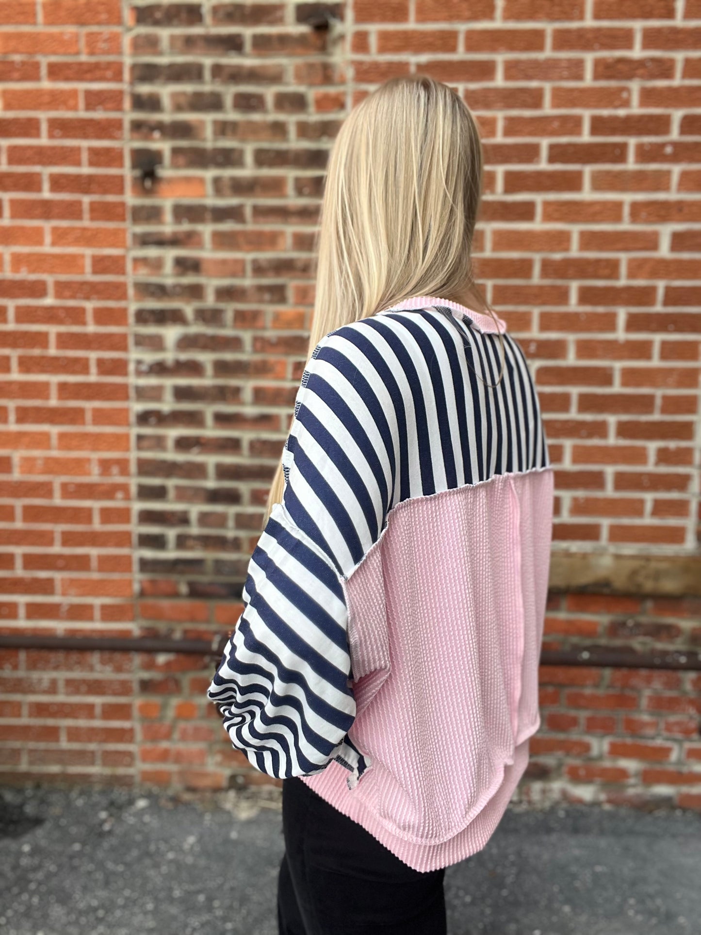 The Selena Oversized Drop Shoulder Crewneck