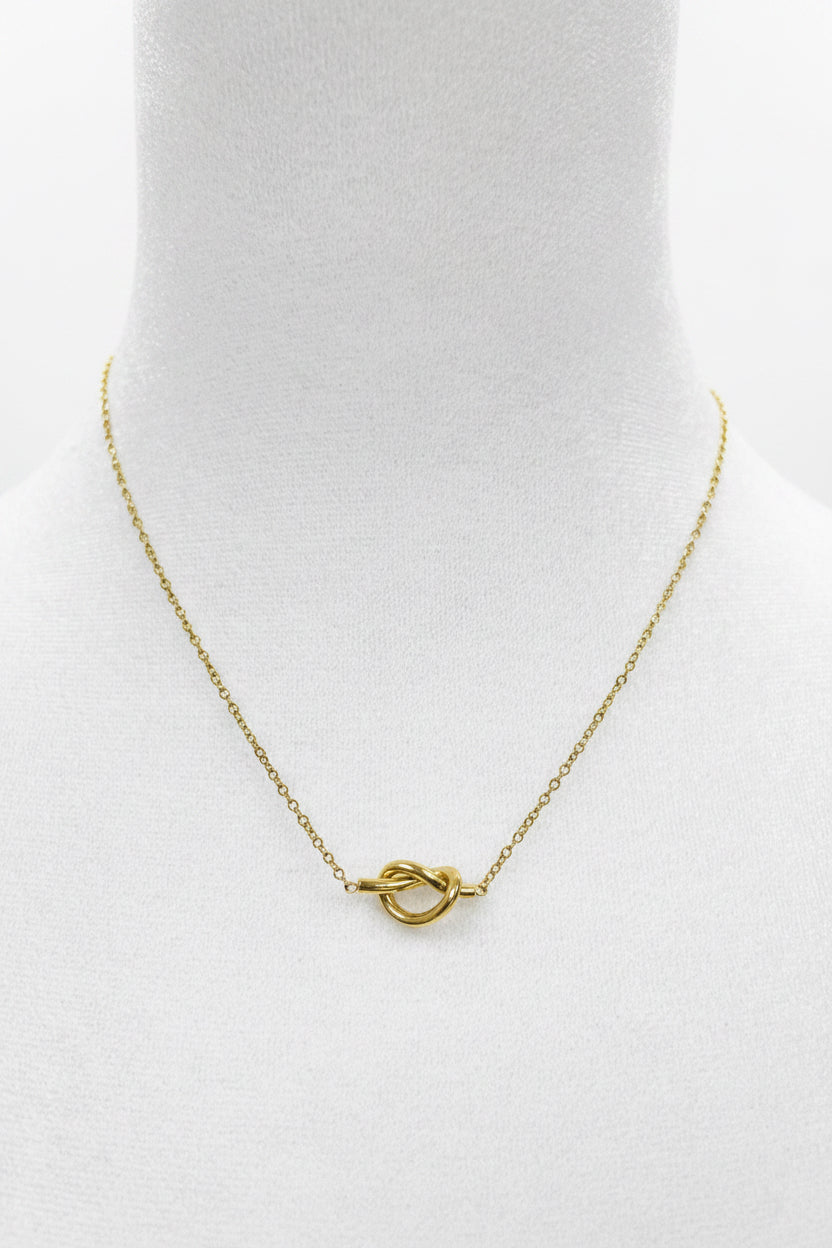 The Liana Gold Knot Necklace