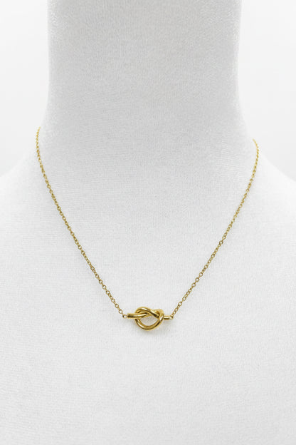 The Liana Gold Knot Necklace