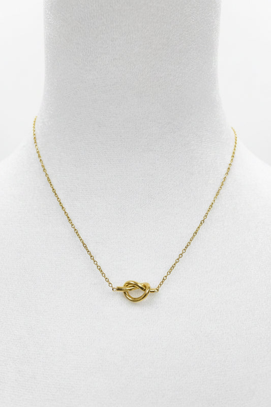 The Liana Gold Knot Necklace