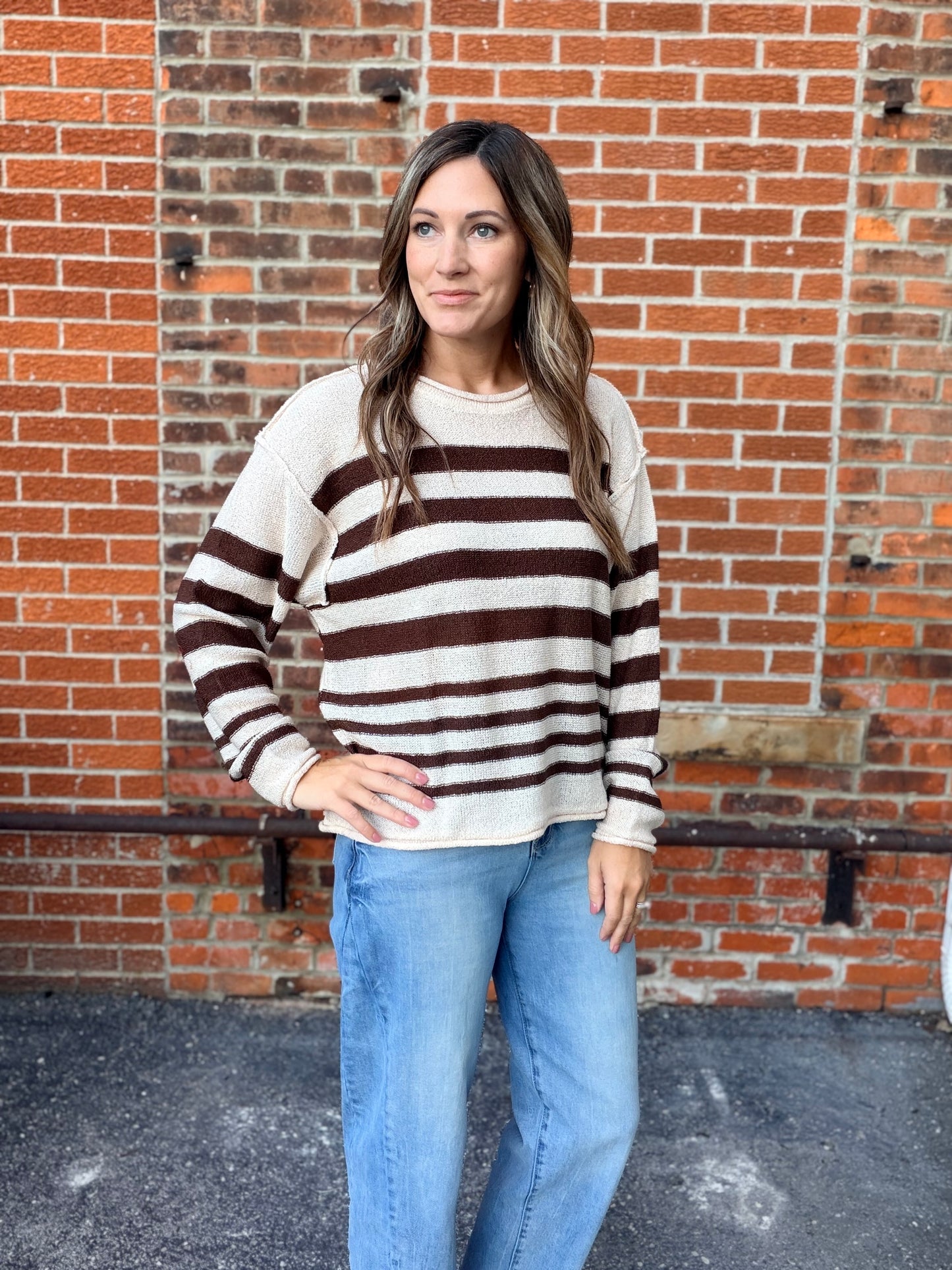 The Kien Striped Knit Sweater