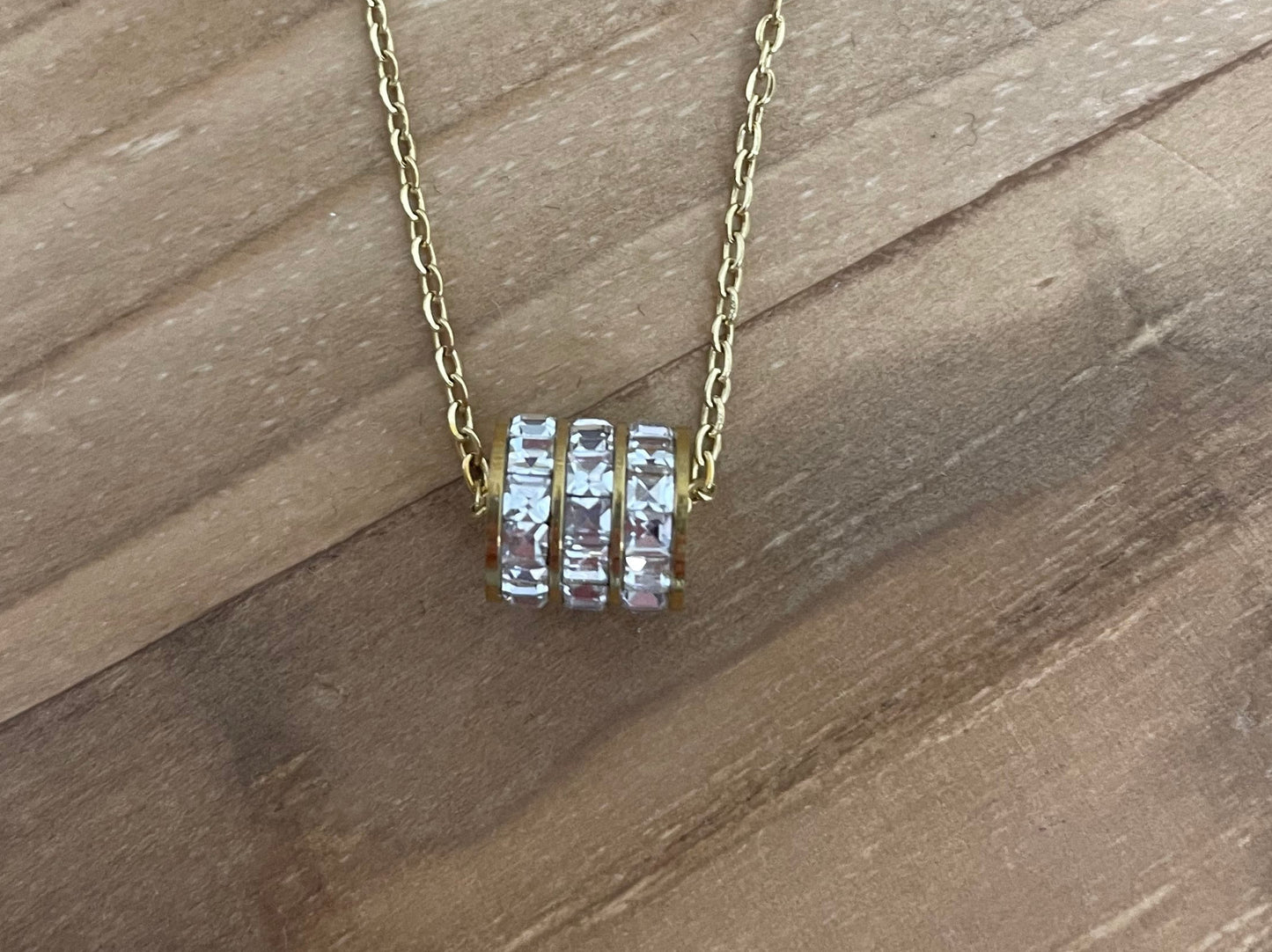 The Liora Diamond Barrel Necklace