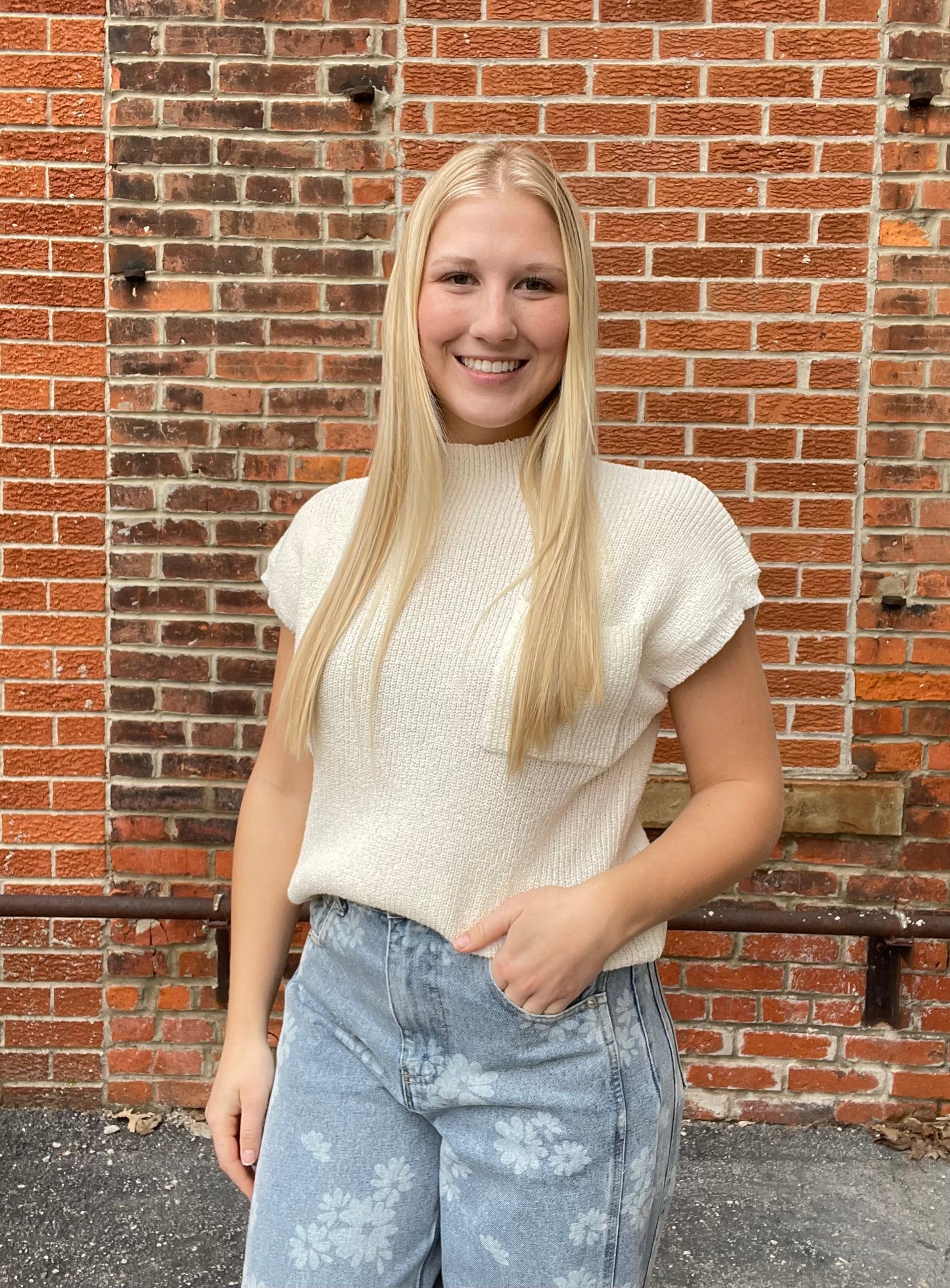 The Howan Cap Sleeve Sweater Top