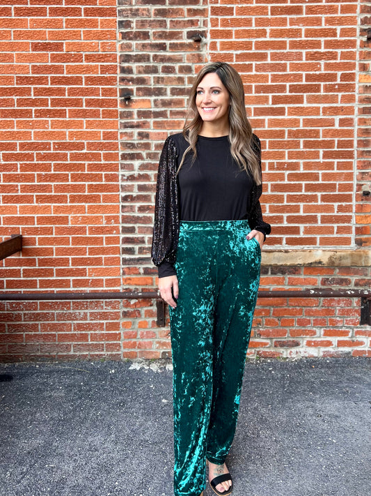 The Nelly Velvet Pants