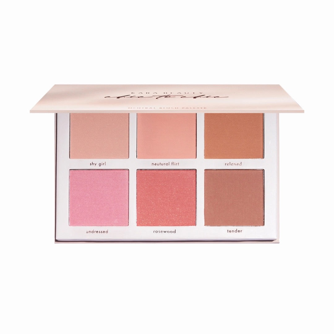 6-Pan Neutral Vegan Blush Palette