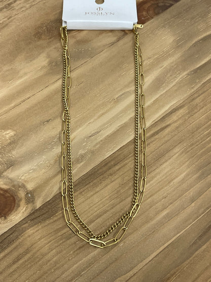 The Double Stacked Chain Necklace