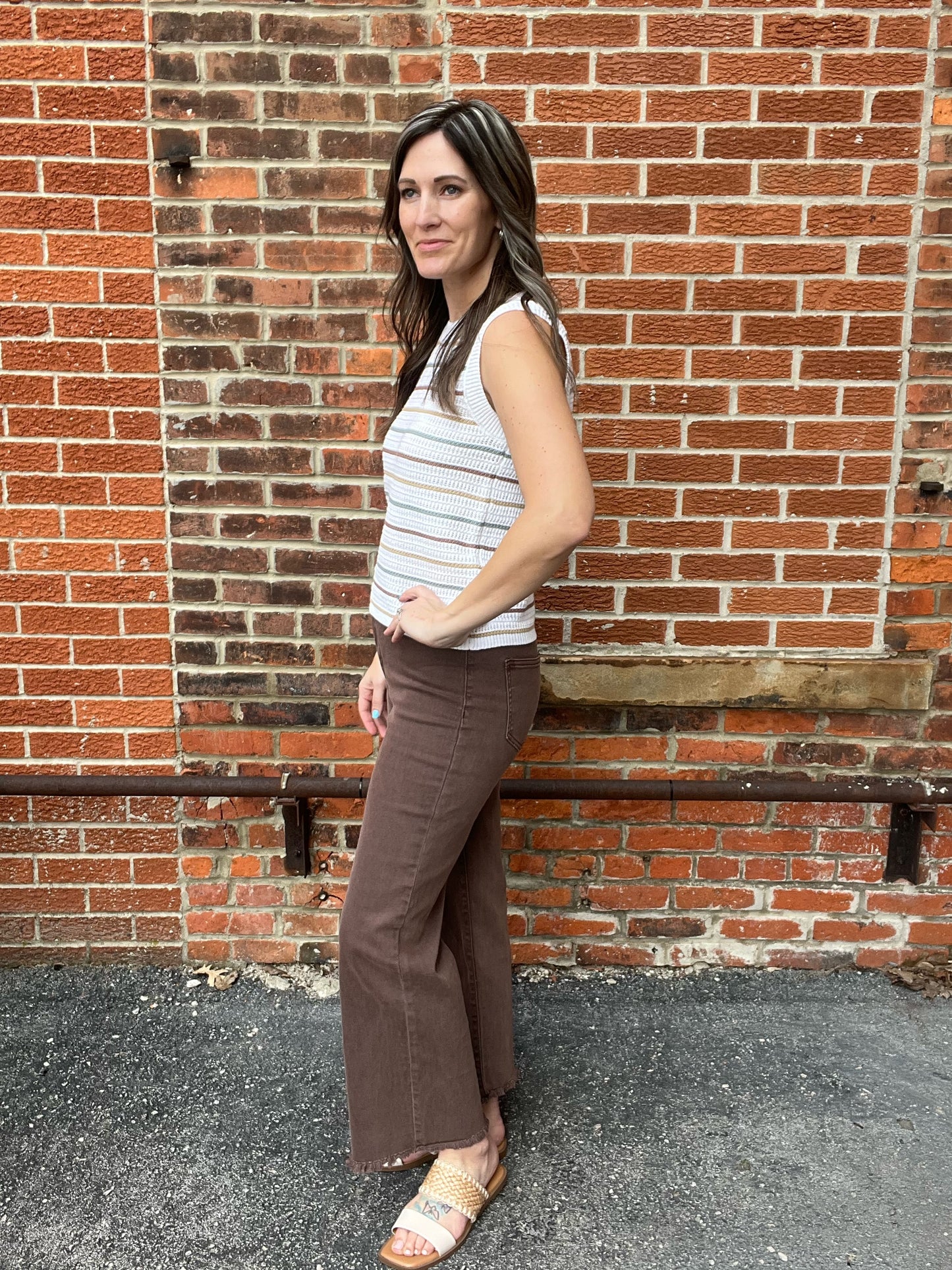 The Remley Striped Chunky Knit Sweater