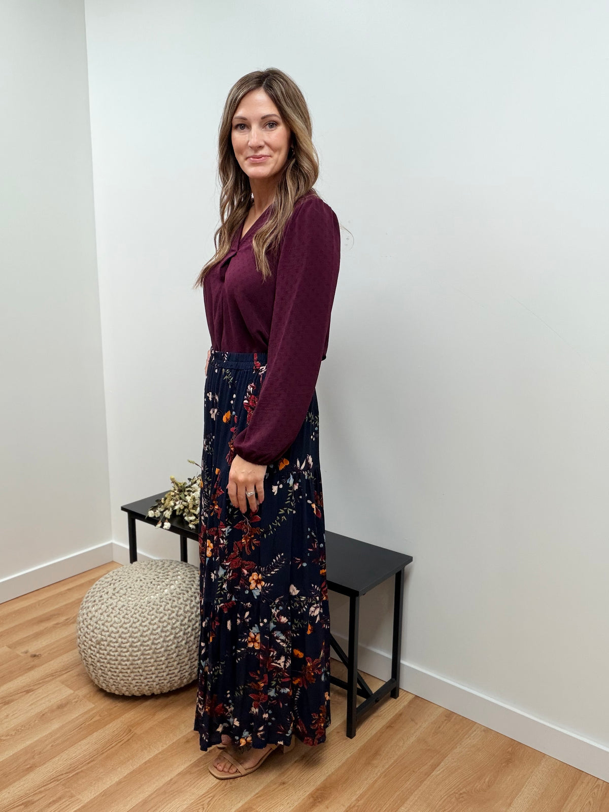 The Lottie Floral Layered Skirt