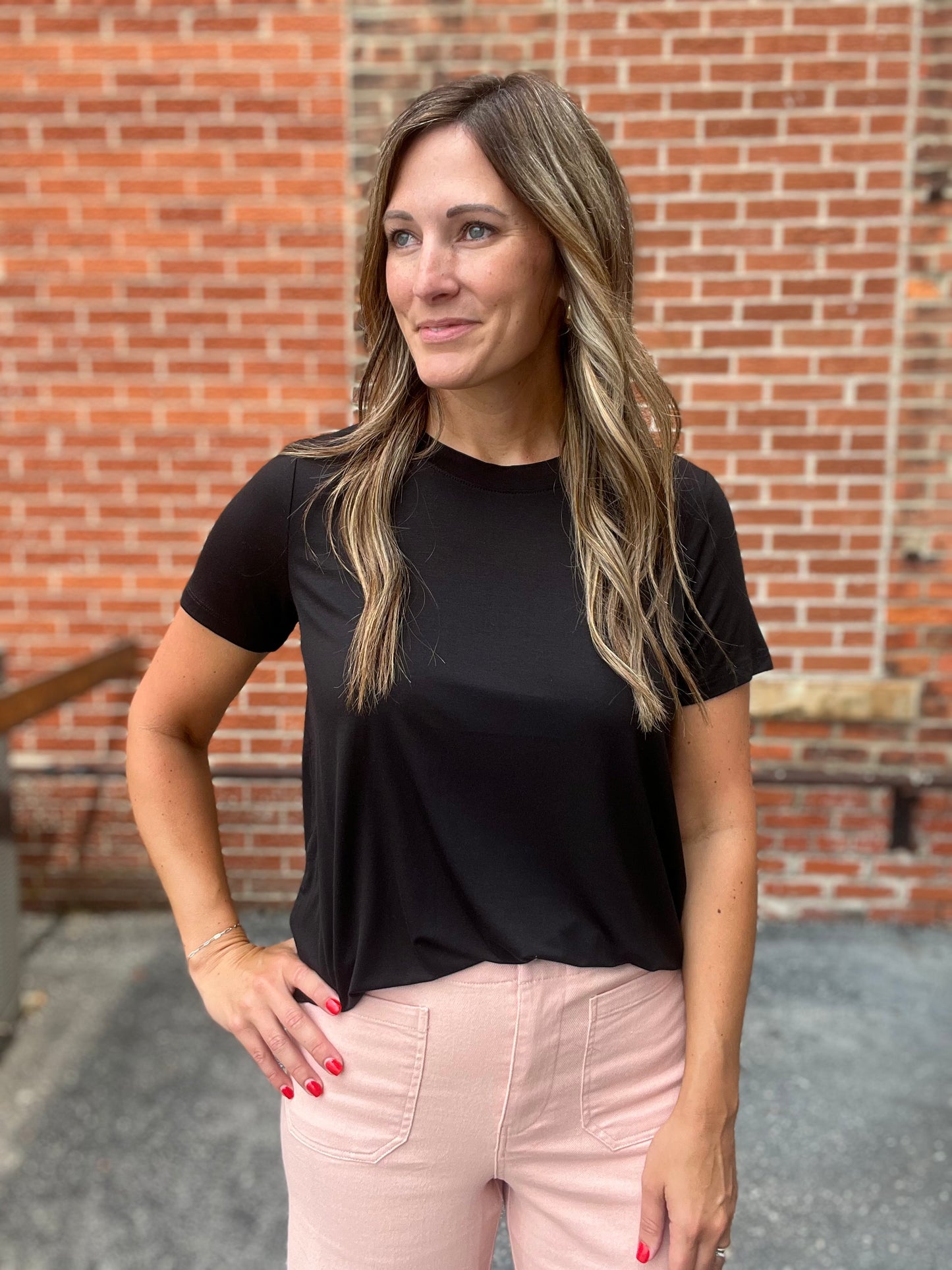 The Maylee Poly Basic Tee