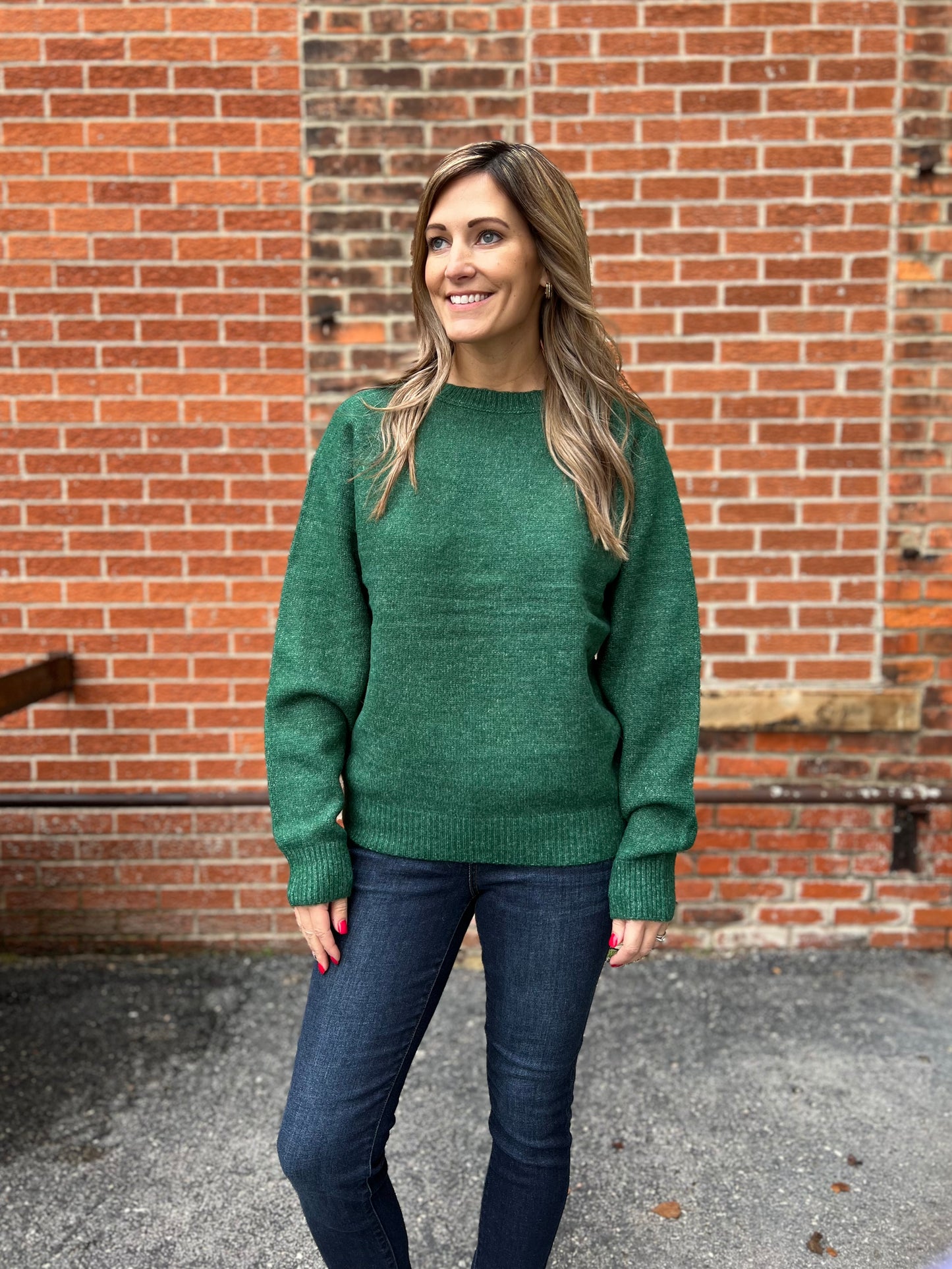 The Clarissa Pine Sweater