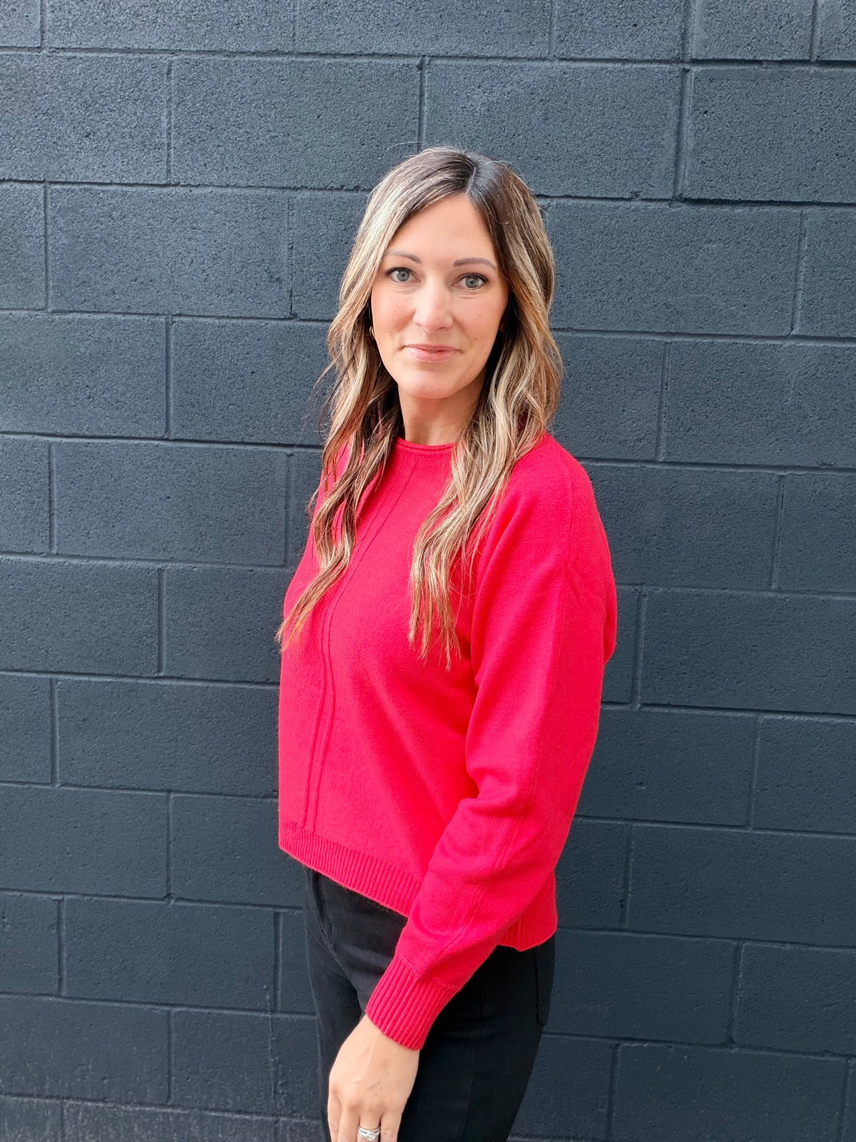 The Haylynn Viscose Front Seam Sweater