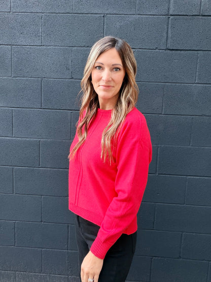 The Haylynn Viscose Front Seam Sweater