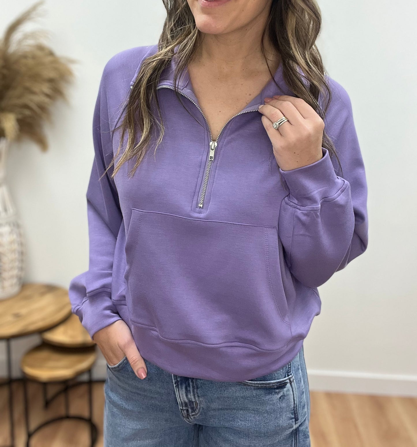 The Milla Quarter Zip Summer Pullover