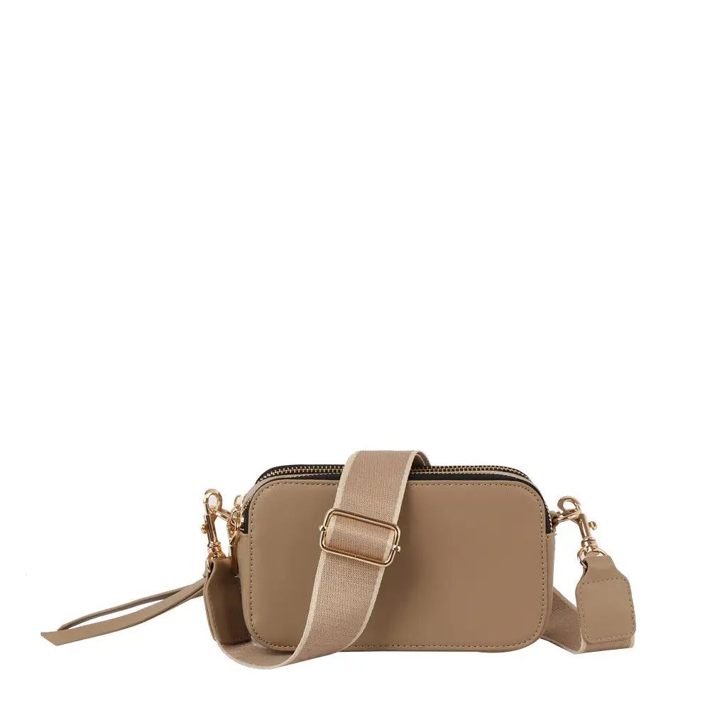 Double Zip Crossbody Bag