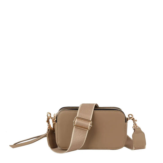 Double Zip Crossbody Bag