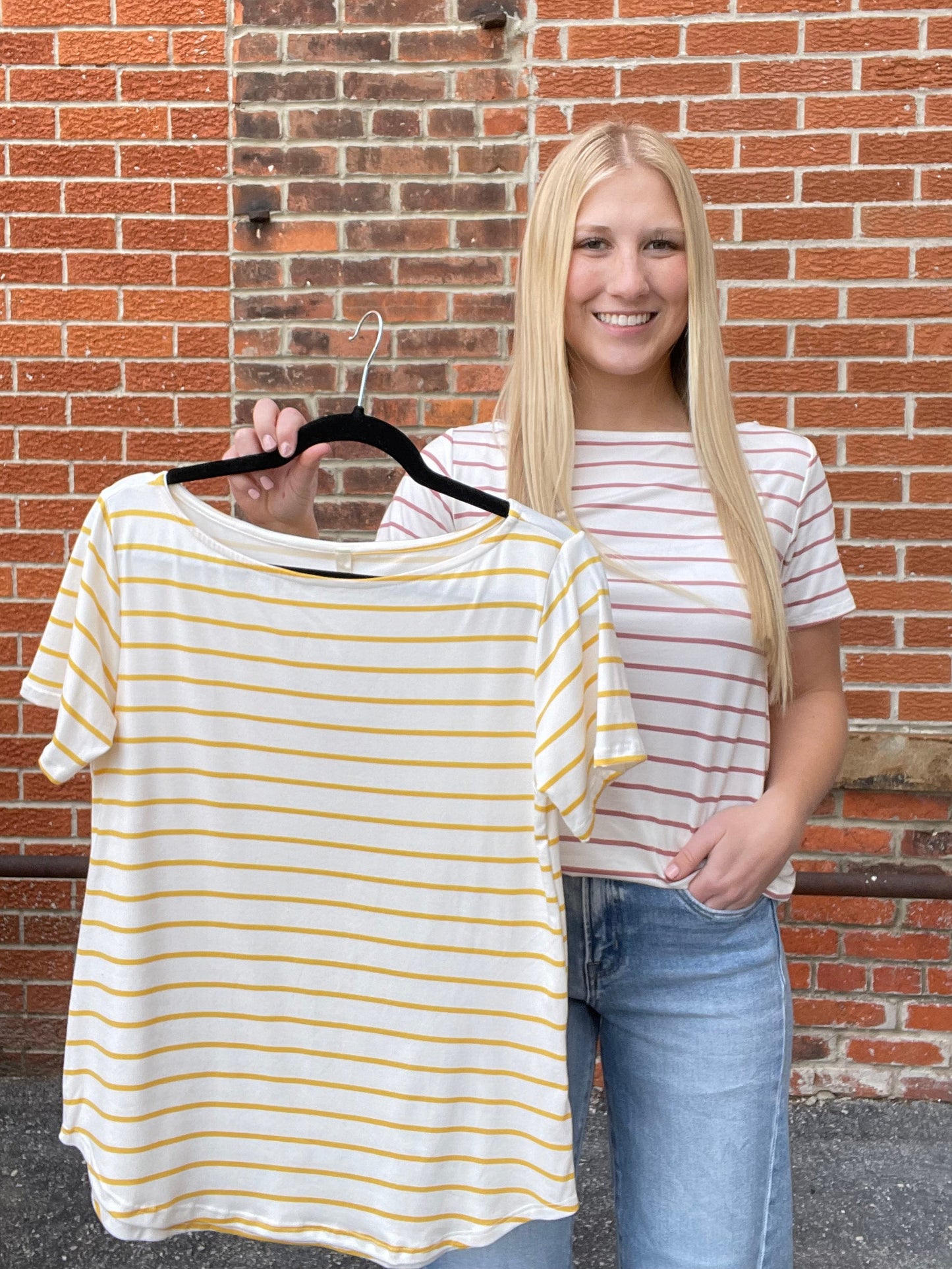 The Adams Soft Fabric Boat Neck Top