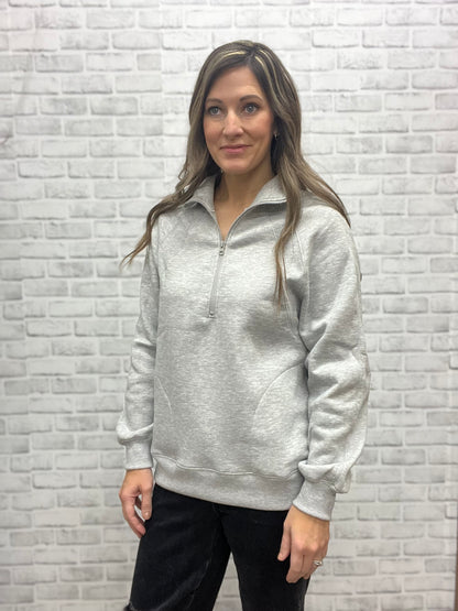 The Posy Quarter Zip Sweatshirt