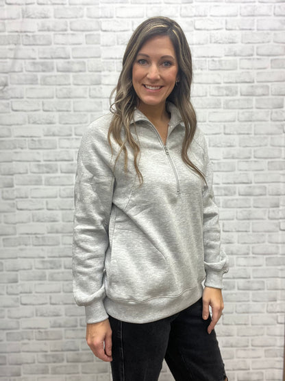 The Posy Quarter Zip Sweatshirt