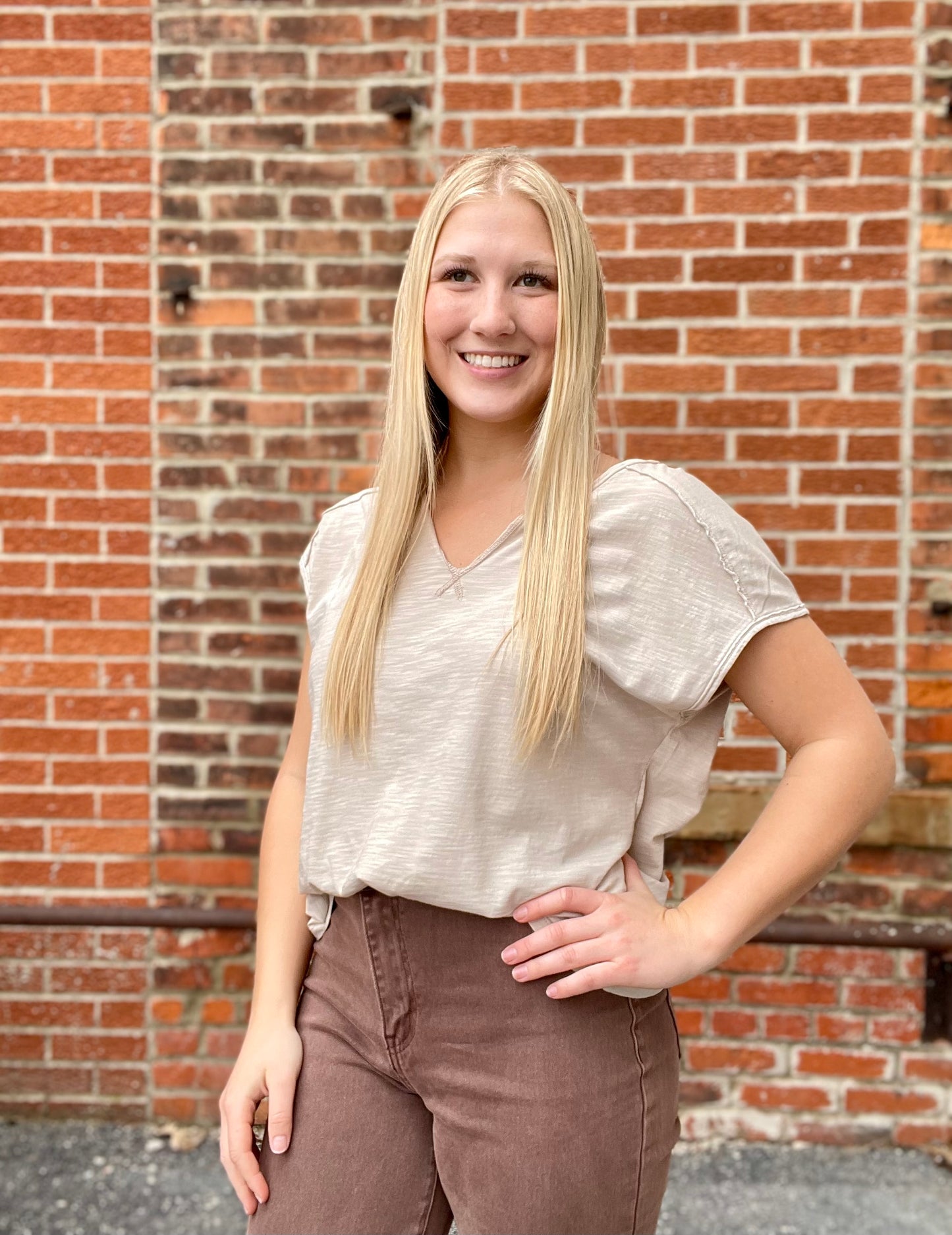 The Harman Split V Oversized Tee