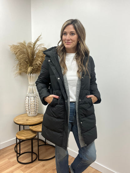 The Leighten Hooded Puffer Coat