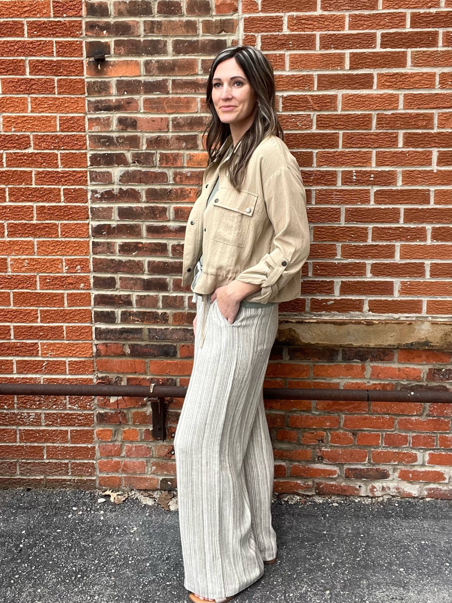 The Bree Quarter Length Tab Sleeve Jacket