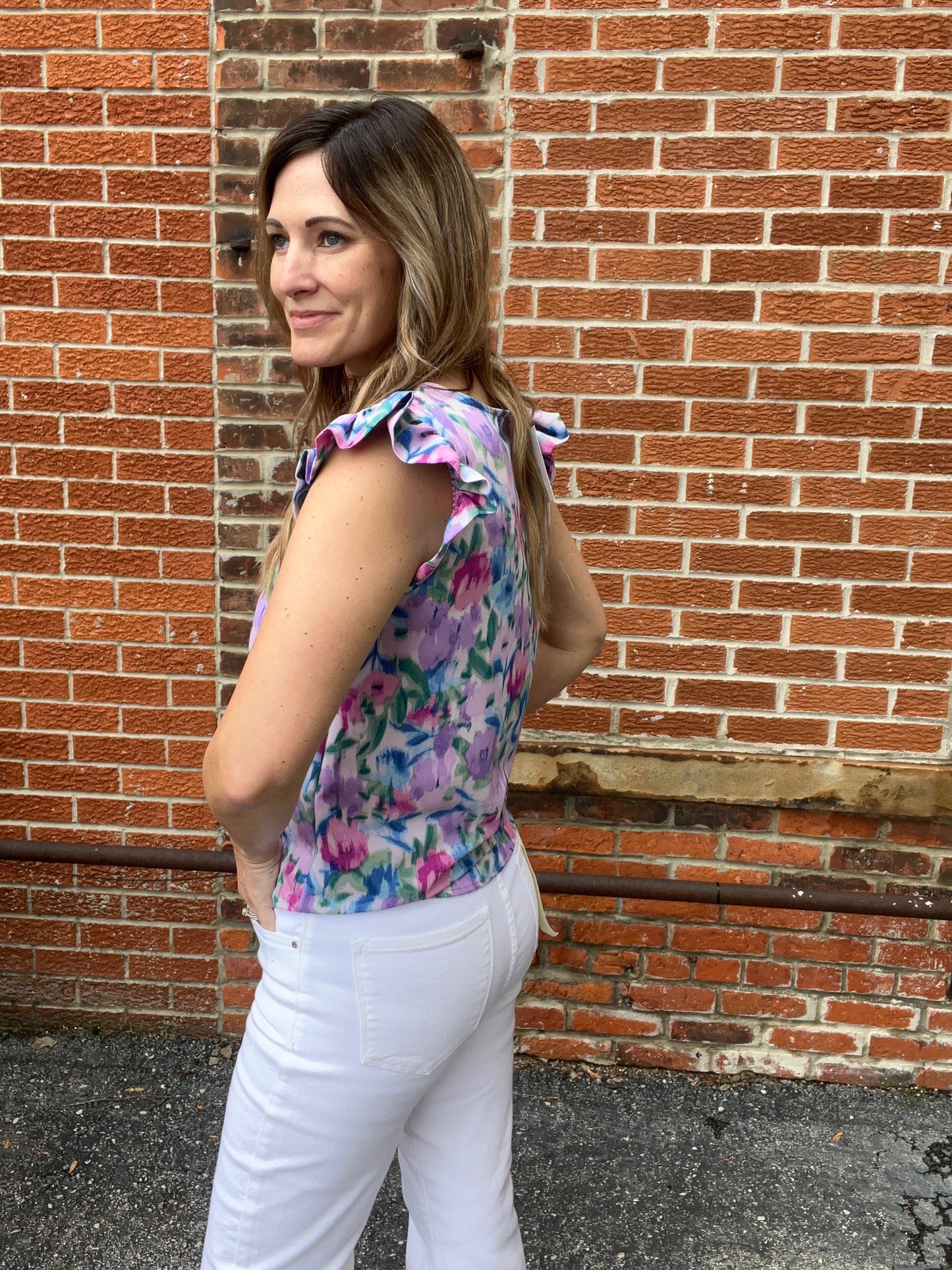 The Zalen Orchird Blouse