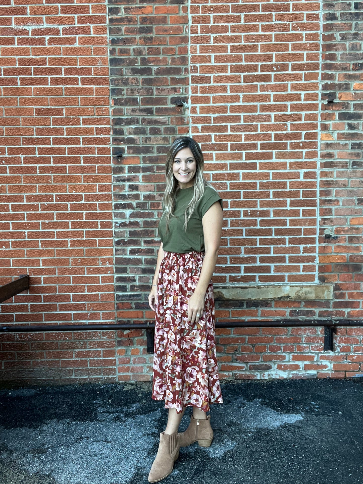 The Willem Floral Skirt