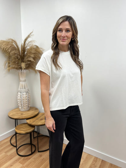 The Hayleigh Drop Shoulder Everyday Tee