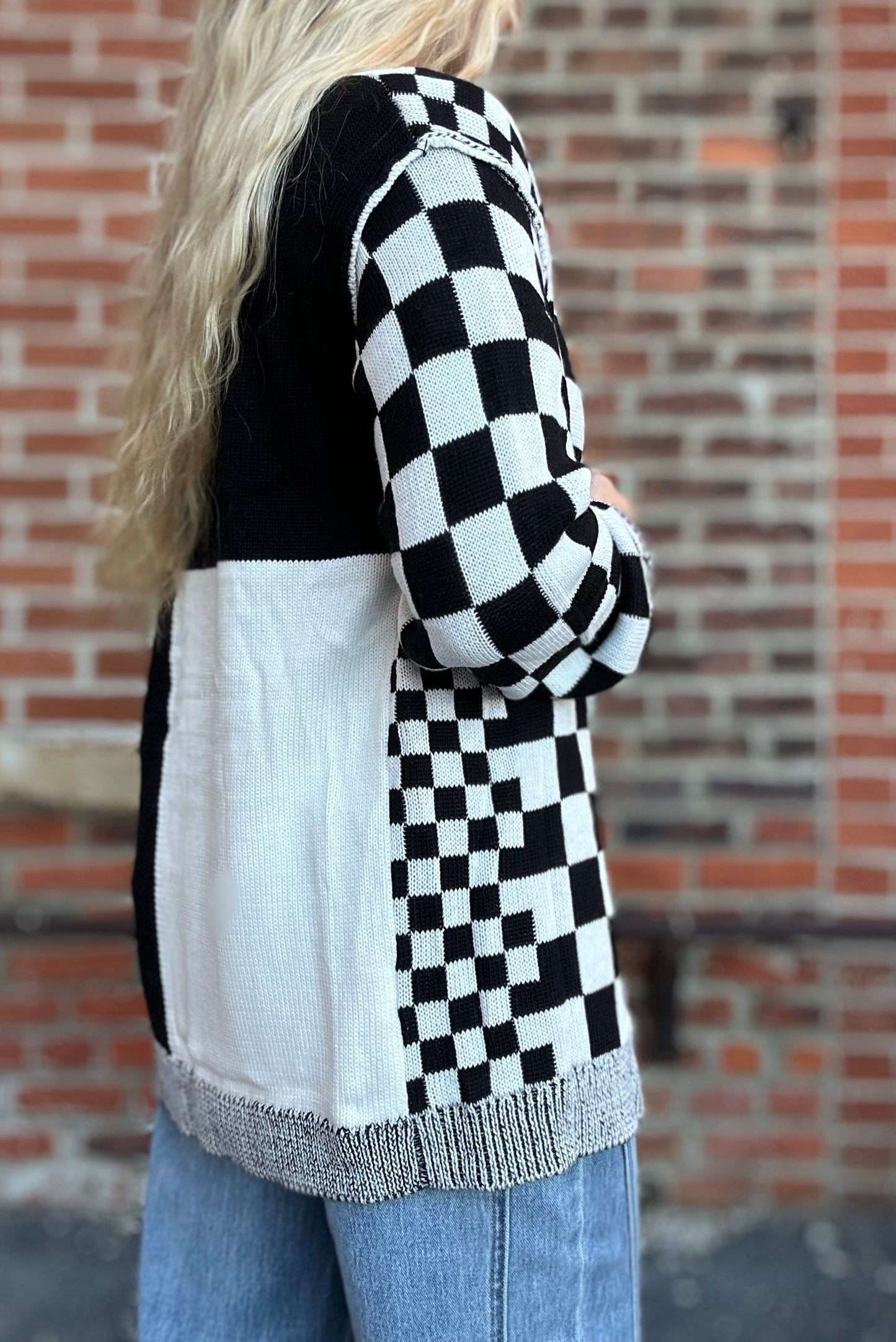 The Rhett Checkered Cardigan