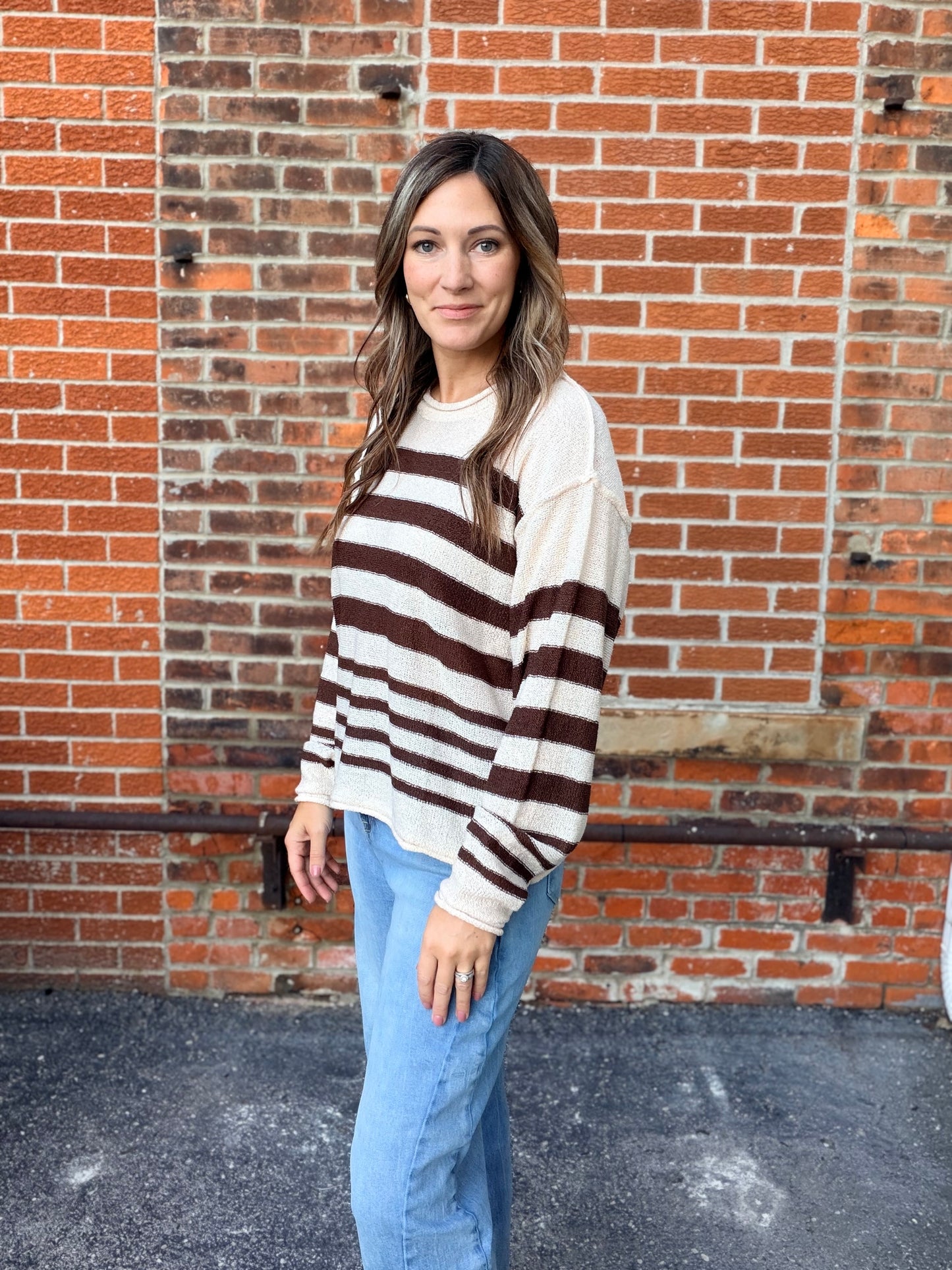 The Kien Striped Knit Sweater