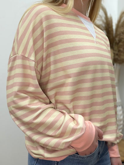 The Nectar Pullover Striped Crewneck