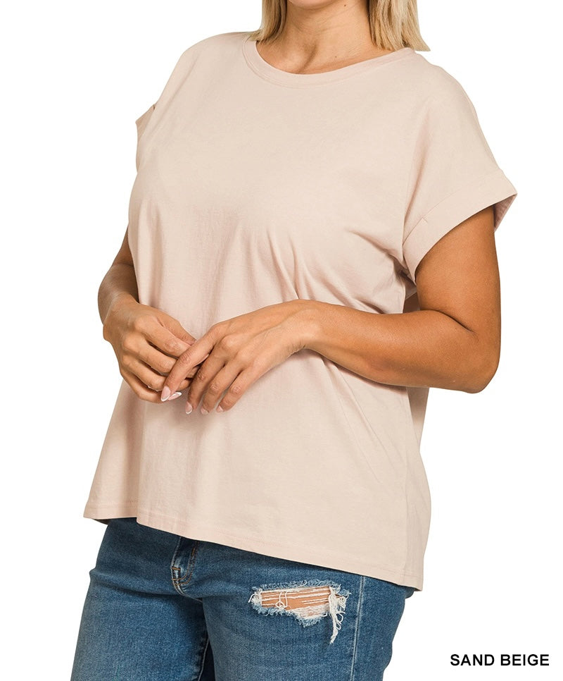 The Kirsten Curvy Basic Tee