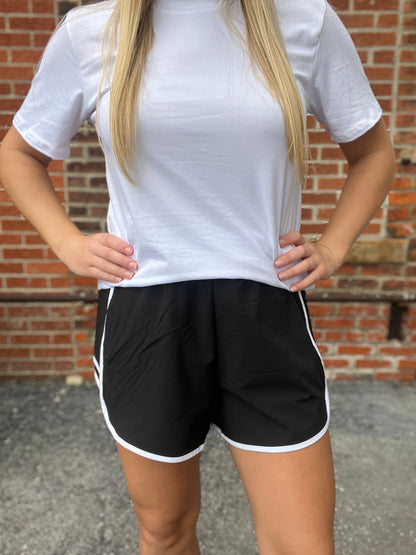 The Quinn Sporty Stripe Shorts