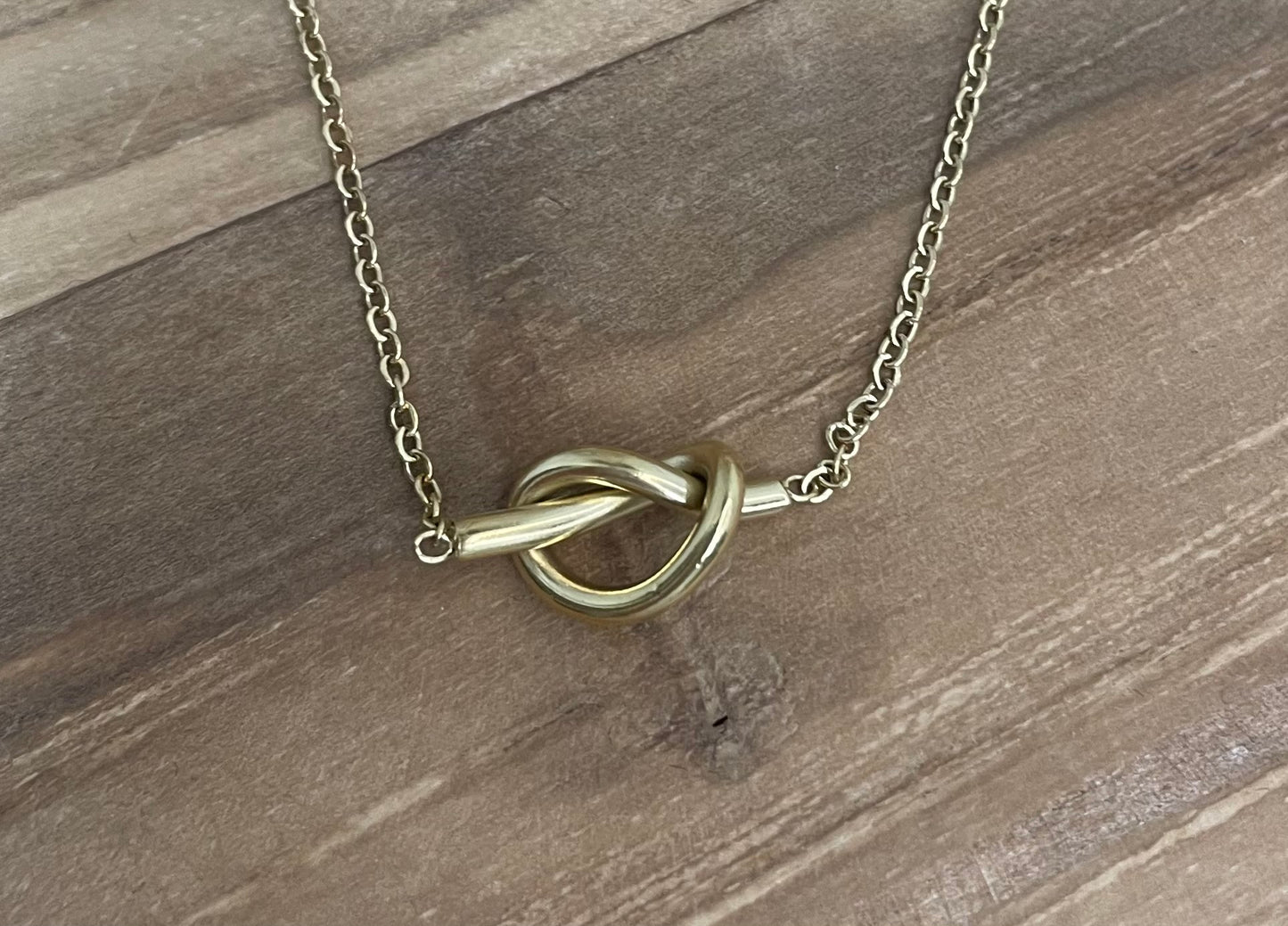 The Liana Gold Knot Necklace