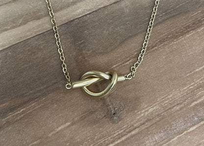 The Liana Gold Knot Necklace