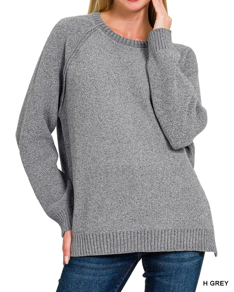 The Kollins Chenille Raglan Sweater