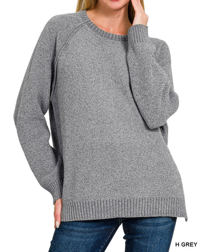 The Kollins Chenille Raglan Sweater