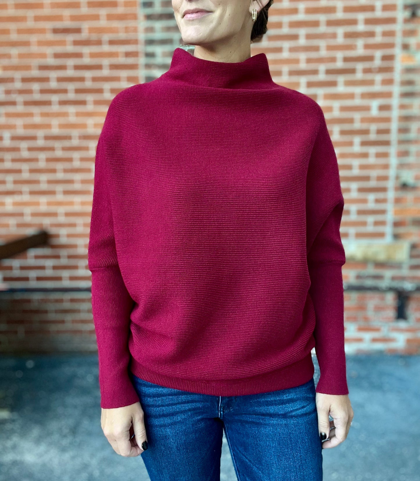 The Oakland Mock Neck Sweater