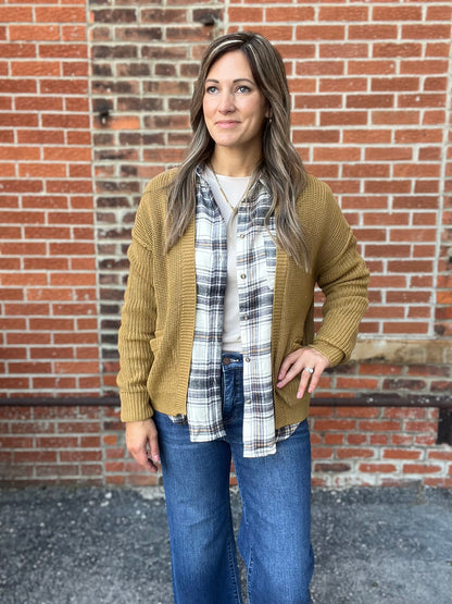 The Sloane Plaid Flannel Button Up